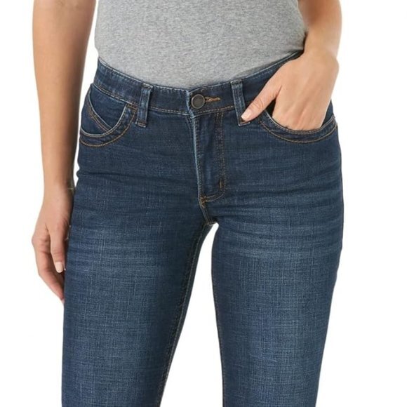 Wrangler Women's Willow Mid Rise Waist Boot Cut Ultimate Riding Jean *NEW* - Picture 1 of 11